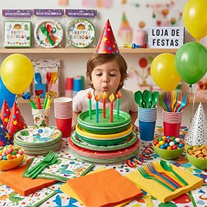 Artigos para festa na Fanny Cubatão